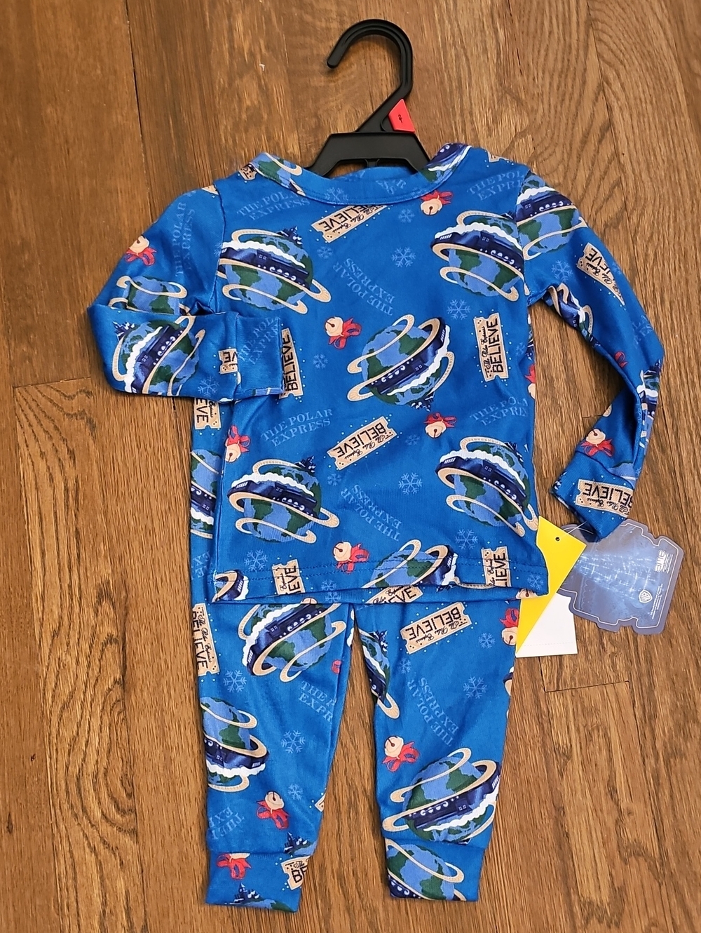 Polar Express Sz 2 SOFT Christmas Holiday Xmas Toddler Boys Pajamas BNWT Cozy